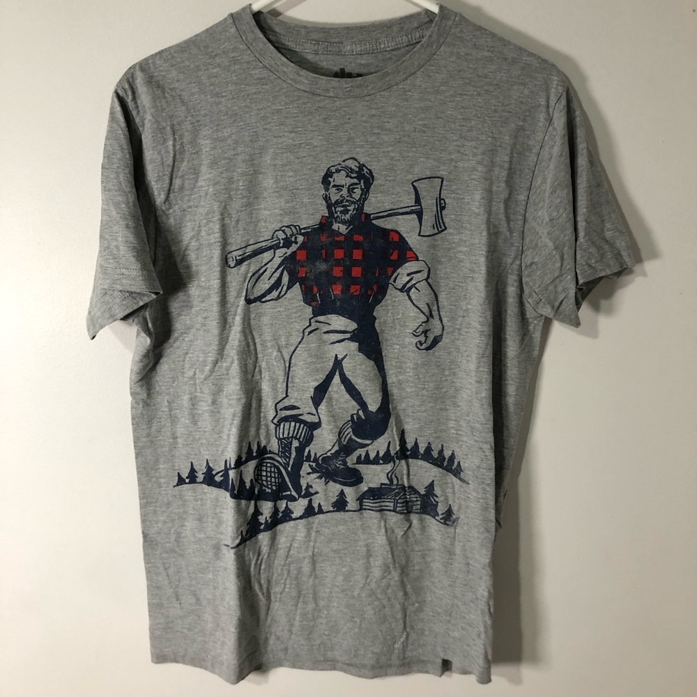 Lumberjack Gray Graphic Tee